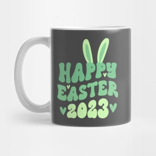 Happy Easter 2023 Bunny Ears Green Mug